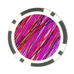 Purple Pattern Poker Chip Card Guards