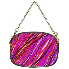 Purple Pattern Chain Purses (one Side) 