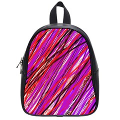 Purple Pattern School Bags (small) 