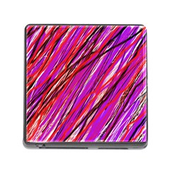 Purple Pattern Memory Card Reader (square)