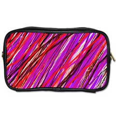 Purple Pattern Toiletries Bags 2-side