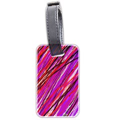 Purple Pattern Luggage Tags (two Sides)