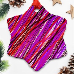 Purple Pattern Ornament (snowflake) 