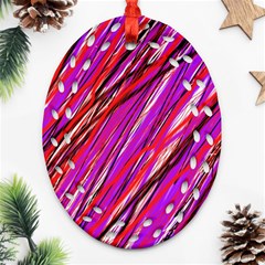 Purple Pattern Ornament (oval Filigree) 