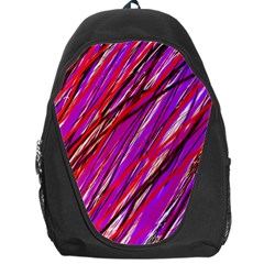 Purple Pattern Backpack Bag by Valentinaart