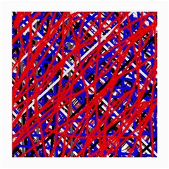 Red And Blue Pattern Medium Glasses Cloth