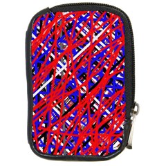 Red And Blue Pattern Compact Camera Cases