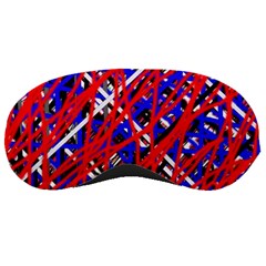 Red And Blue Pattern Sleeping Masks