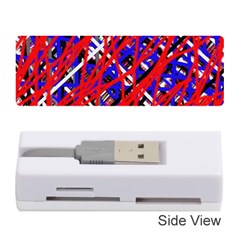 Red And Blue Pattern Memory Card Reader (stick) 