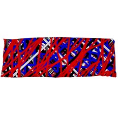 Red And Blue Pattern Body Pillow Case (dakimakura)