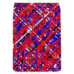 Red And Blue Pattern Flap Covers (l)  by Valentinaart