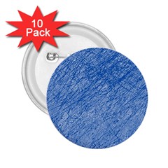 Blue Pattern 2 25  Buttons (10 Pack) 