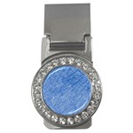 Blue pattern Money Clips (CZ)  Front