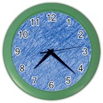 Blue pattern Color Wall Clocks Front