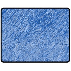 Blue Pattern Fleece Blanket (medium) 