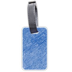 Blue Pattern Luggage Tags (one Side) 