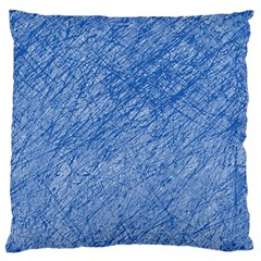 Blue Pattern Standard Flano Cushion Case (one Side)