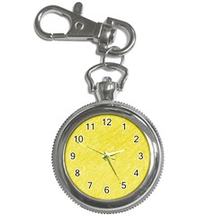 Yellow Pattern Key Chain Watches