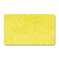 Yellow Pattern Magnet (rectangular) by Valentinaart