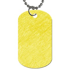 Yellow Pattern Dog Tag (one Side)