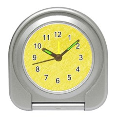 Yellow Pattern Travel Alarm Clocks