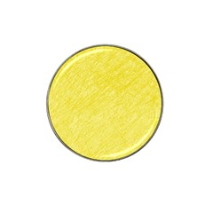 Yellow Pattern Hat Clip Ball Marker (4 Pack)