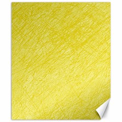 Yellow Pattern Canvas 8  X 10 