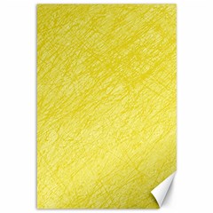 Yellow Pattern Canvas 12  X 18  