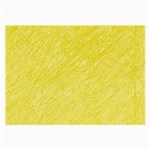 Yellow pattern Large Glasses Cloth (2-Side) Front