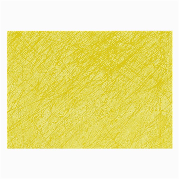 Yellow pattern Large Glasses Cloth (2-Side)