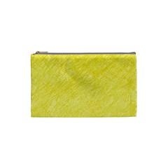 Yellow Pattern Cosmetic Bag (small) 