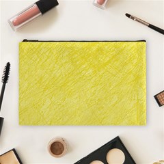 Yellow Pattern Cosmetic Bag (large) 