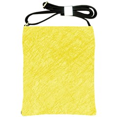 Yellow Pattern Shoulder Sling Bags