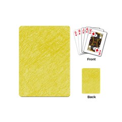 Yellow Pattern Playing Cards (mini) 