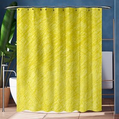 Yellow Pattern Shower Curtain 60  X 72  (medium)  by Valentinaart