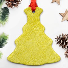 Yellow Pattern Ornament (christmas Tree)