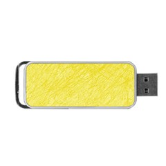 Yellow Pattern Portable Usb Flash (one Side)