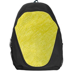 Yellow Pattern Backpack Bag by Valentinaart