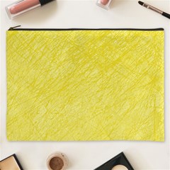 Yellow Pattern Cosmetic Bag (xxxl) 