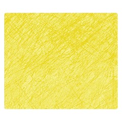 Yellow Pattern Double Sided Flano Blanket (small) 