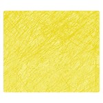 Yellow pattern Double Sided Flano Blanket (Small)  50 x40  Blanket Front