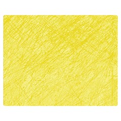 Yellow Pattern Double Sided Flano Blanket (medium) 