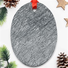 Gray Pattern Ornament (oval) 