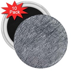 Gray Pattern 3  Magnets (10 Pack) 