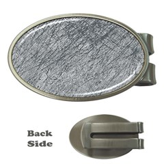 Gray Pattern Money Clips (oval) 