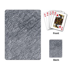 Gray Pattern Playing Card by Valentinaart