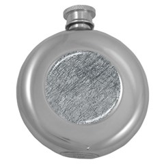 Gray Pattern Round Hip Flask (5 Oz) by Valentinaart