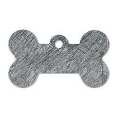 Gray Pattern Dog Tag Bone (one Side)