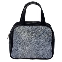 Gray Pattern Classic Handbags (one Side)