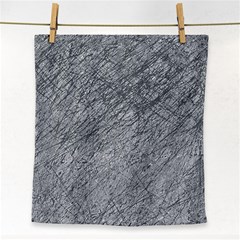 Gray Pattern Face Towel